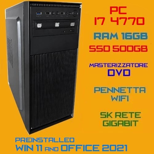 Computer fisso cpu intel - computer, pc