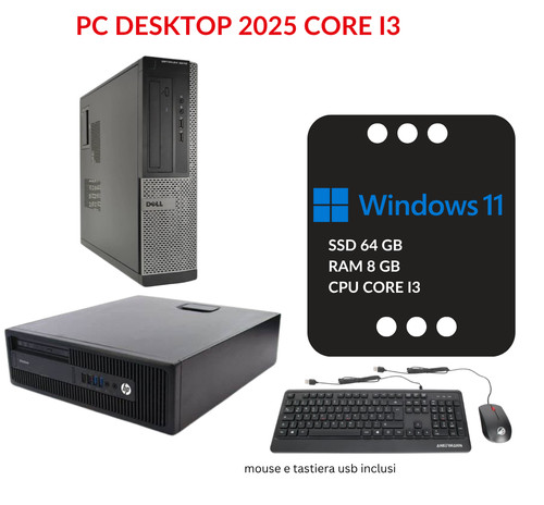 Desktop tower fisso sff - pc,